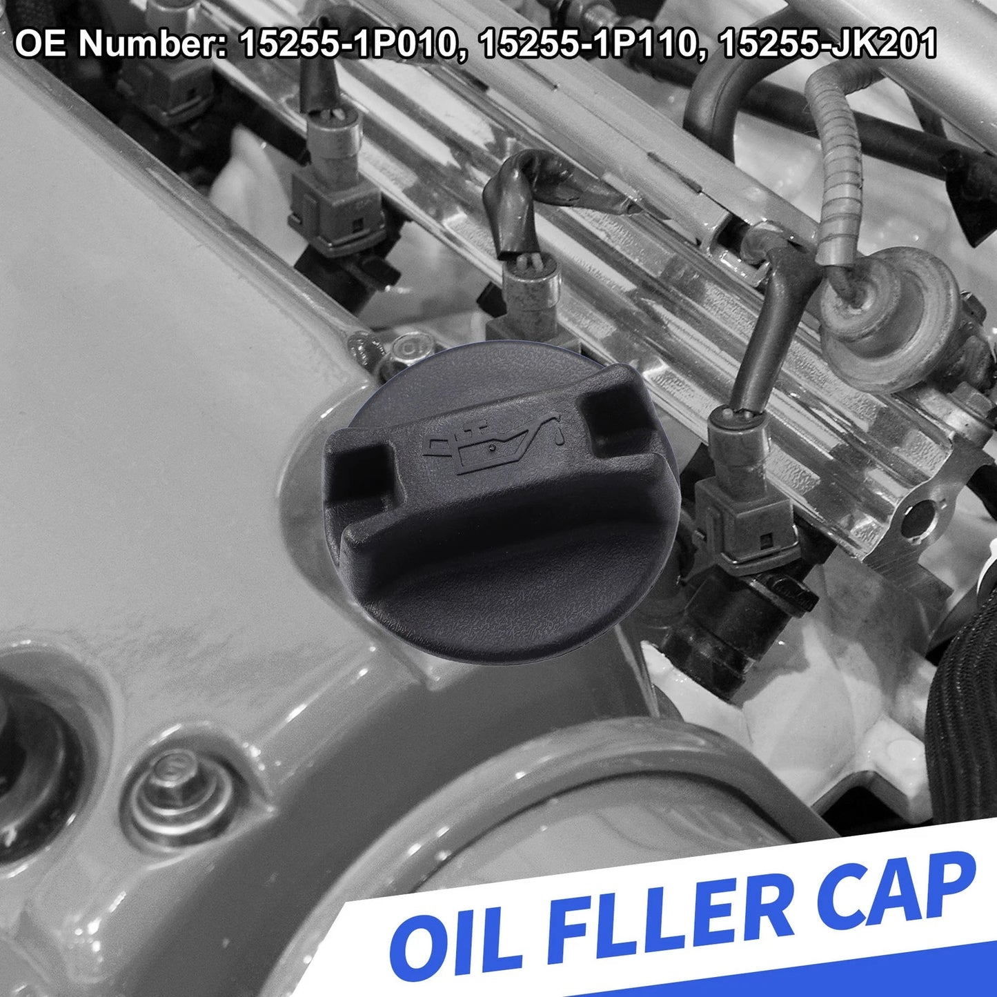 Oil Fuel Tank Cap Cover for Nissan 370Z (2009-2018)