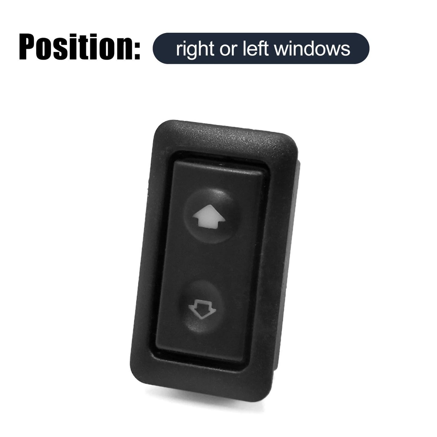 6 Pin Black Electric Window Switch for BMW (2000-2006)
