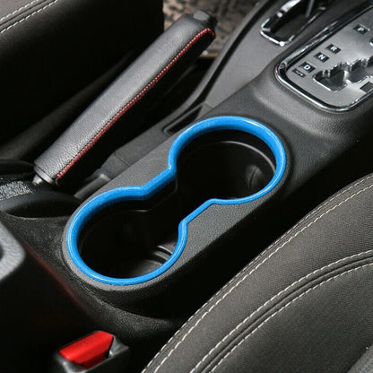 Blue Cup Holder Cover Trim for Jeep Wrangler JK (2011-2017)