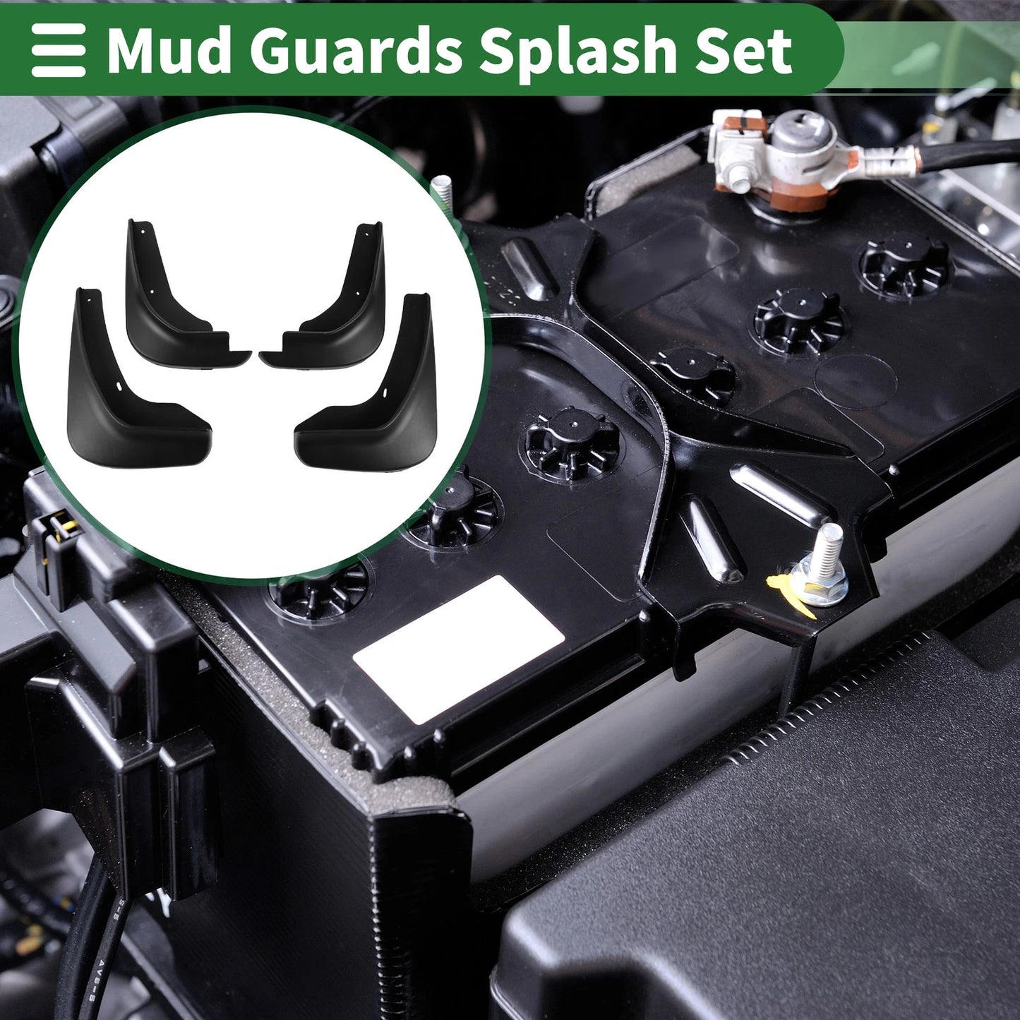Mud Flaps Splash Guards for Buick Park Avenue (2008–2017)