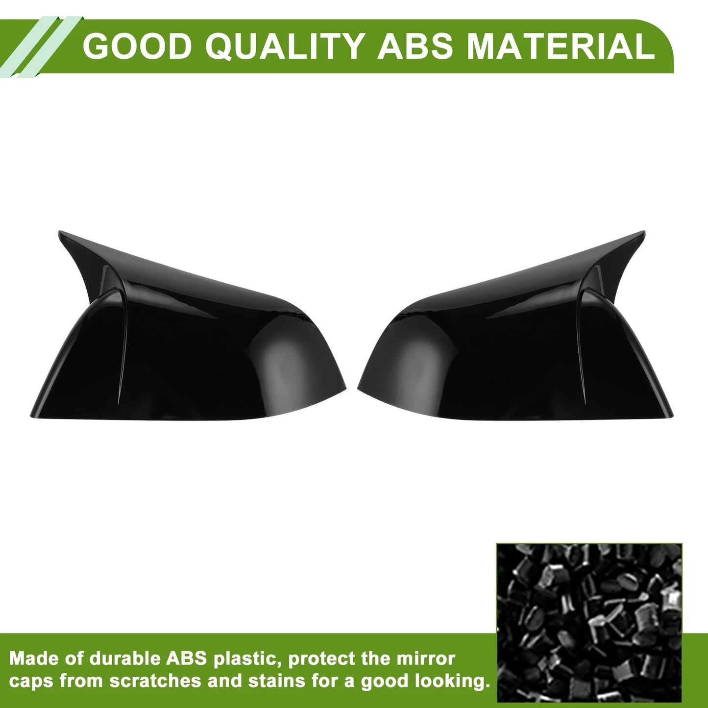 Mirror Cover Caps  Gloss Black for Tesla Model 3 (2017-2023)