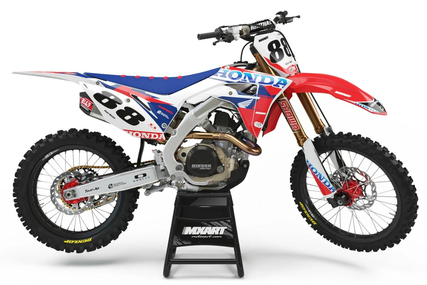 Full Custom Decal Kit for Honda CRF 125 (2019-2021) - VOLT Style Stickers