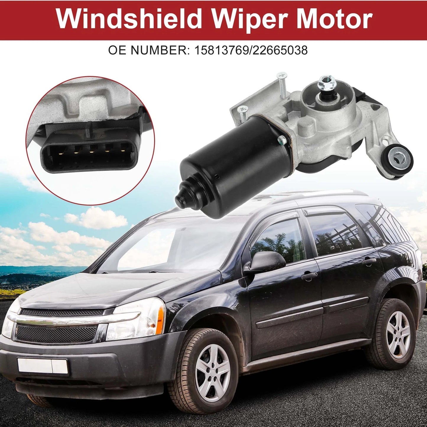 Front Windshield Wiper Motor for Chevrolet Equinox (2005-2006)