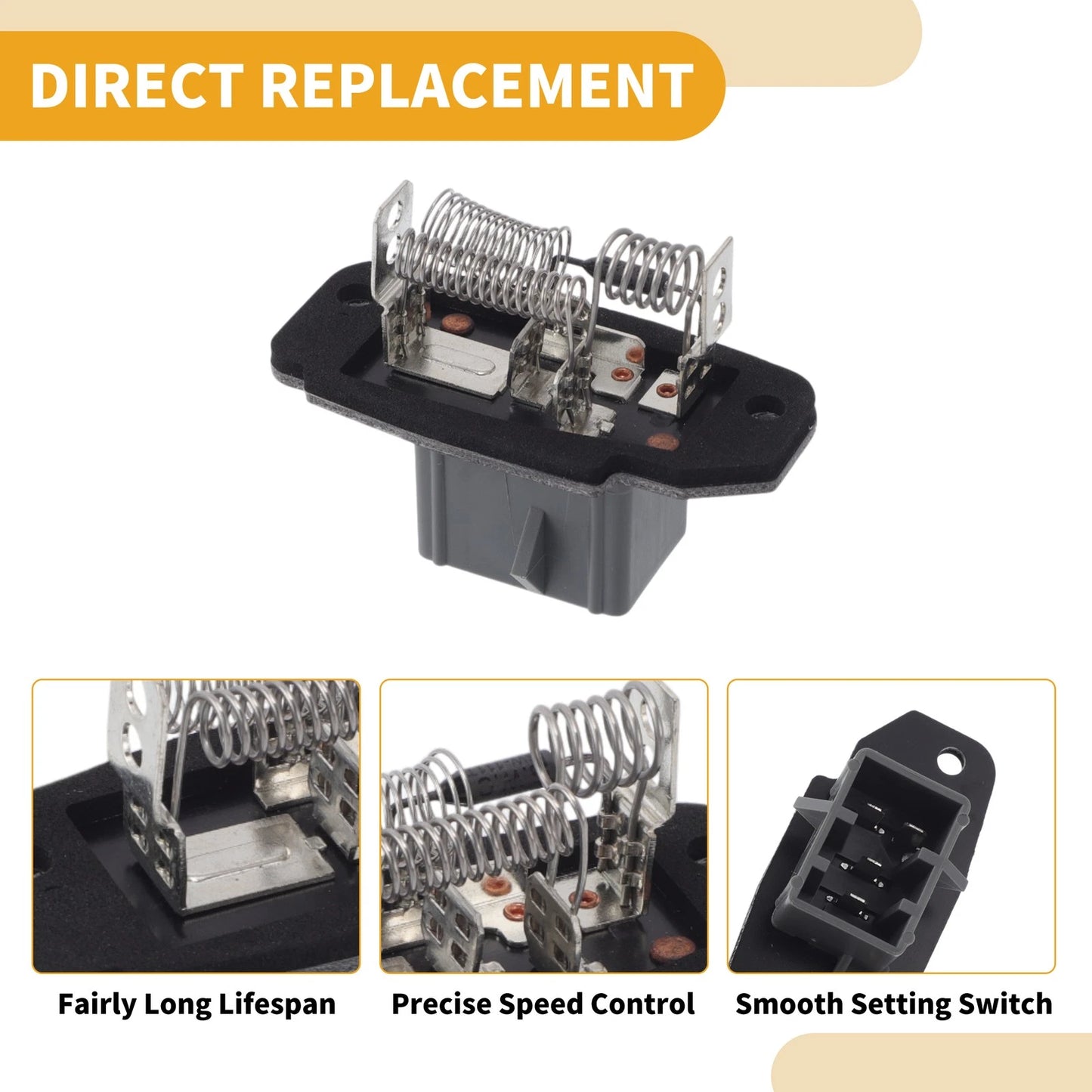 HVAC Blower Motor Resistor  (Compatible with JA1539)
