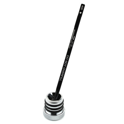 Chrome Knurled Oil Tank Dipstick for Harley Davidson Touring (1993-1999)