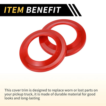 A Pillar Speaker Ring Cover Trim for Jeep Wrangler JK (2007-2014) Red