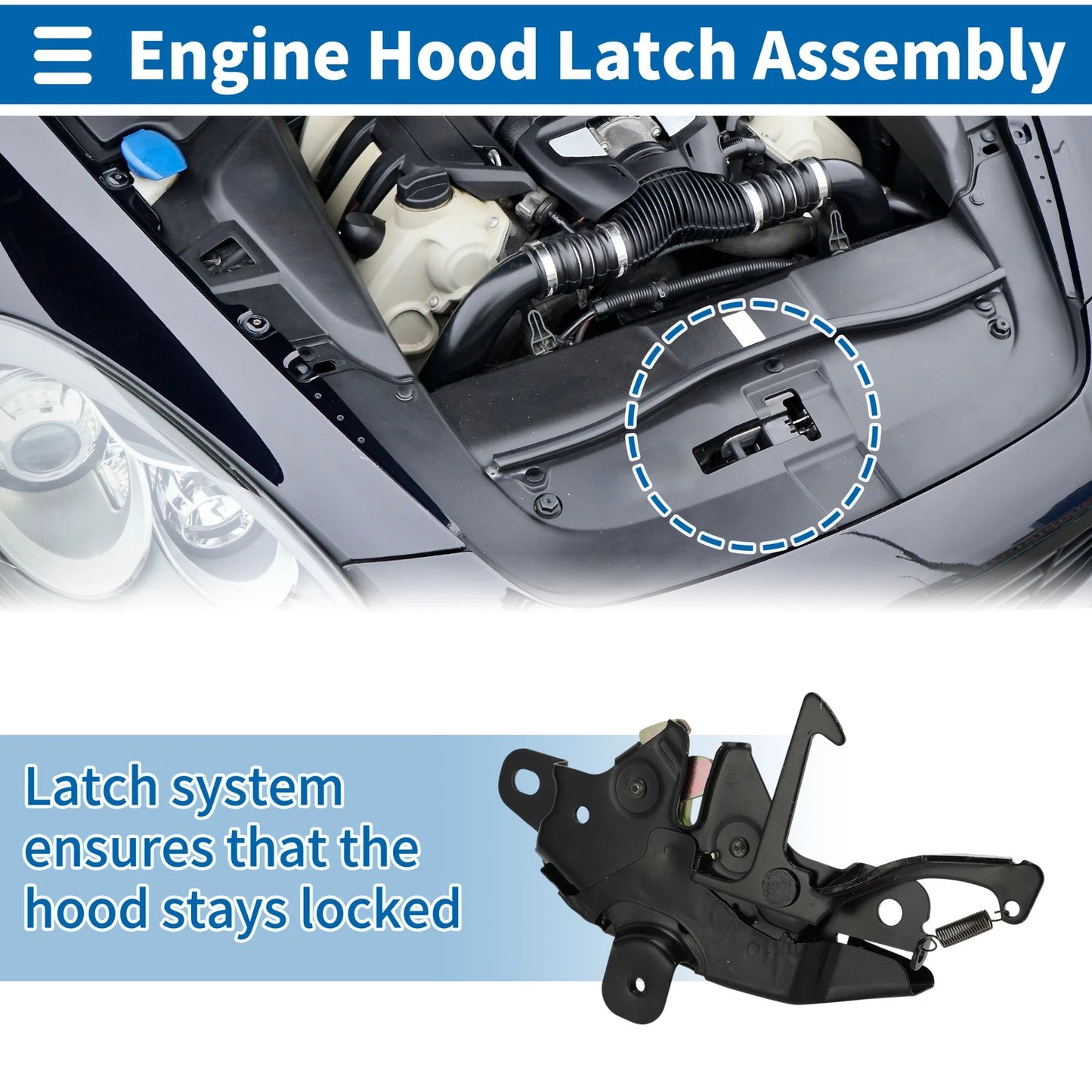 Hood Latch Assembly for Toyota Tacoma (2001-2004)
