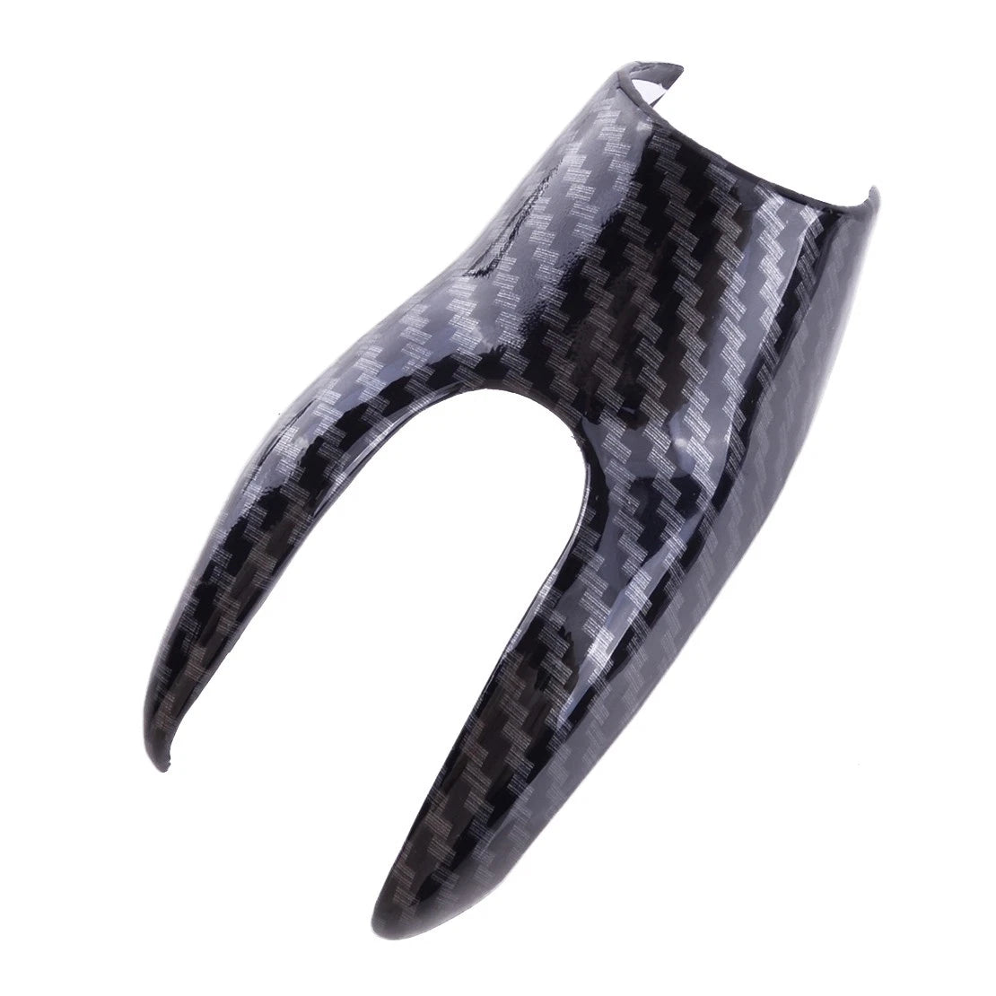 2 x Carbon Fiber Style Gear Knob Cover Trim for Ford Escape Kuga (2013-2019)