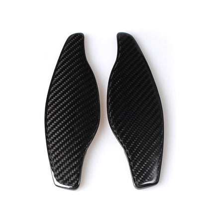 2 x Carbon Fiber Shift Paddle Extensions for Audi R8 RS3 RS4 RS5 TTRS (2010-2023)