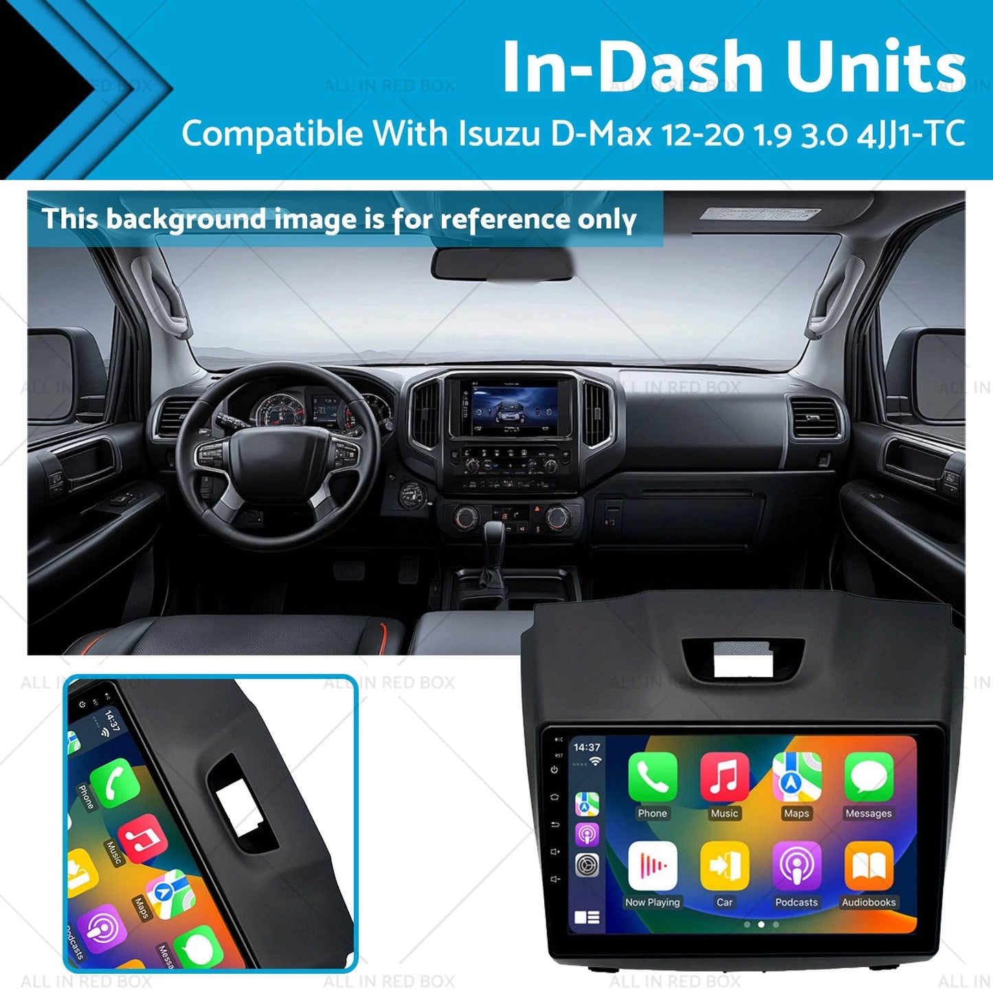 9'' Android 13 In-Dash Car Stereo Radio for Isuzu D-Max (2012-2020)