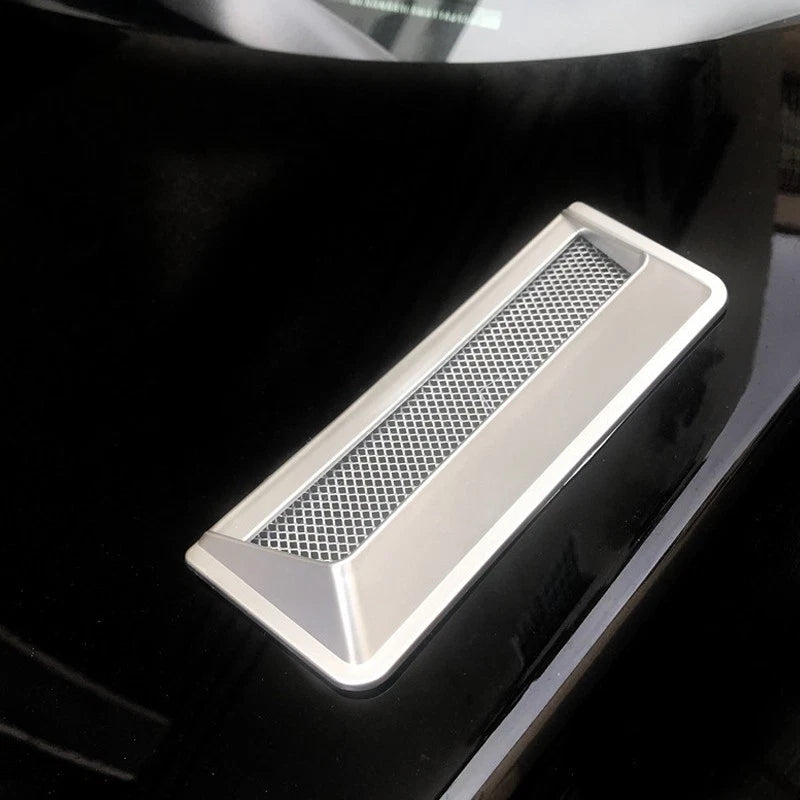 Universal Silver Car Air Flow Hood Scoop Vent Cover for Car