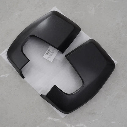 2 x Matte Black Rear View Mirror Cover Caps for Ford Transit Custom (2012-2023)