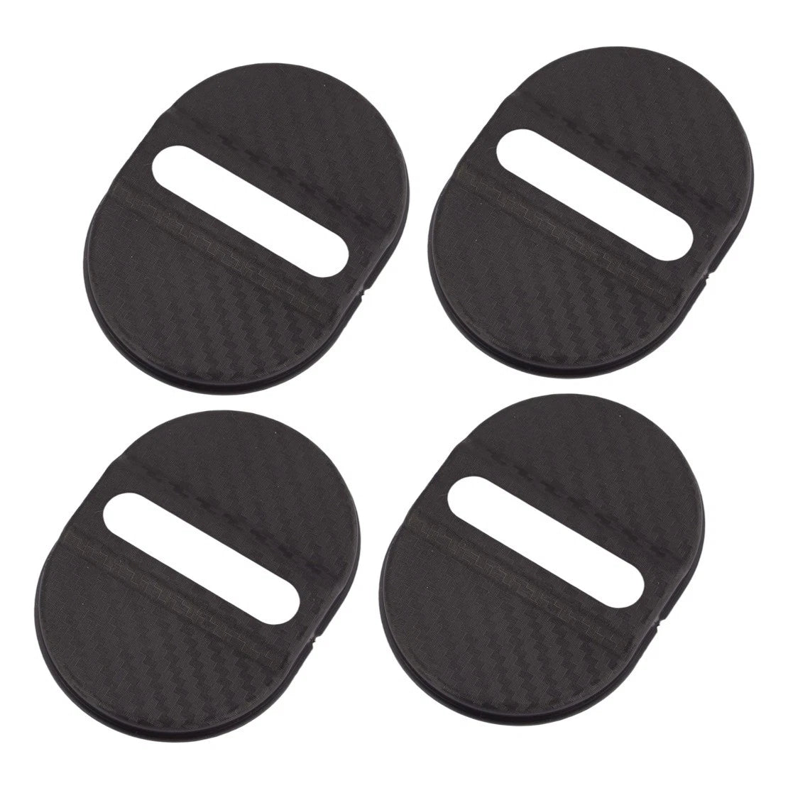 Carbon Fiber Style Car Lock Cover Trim Protector