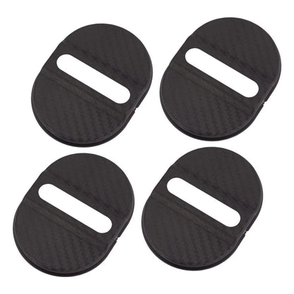 Carbon Fiber Style Car Lock Cover Trim Protector