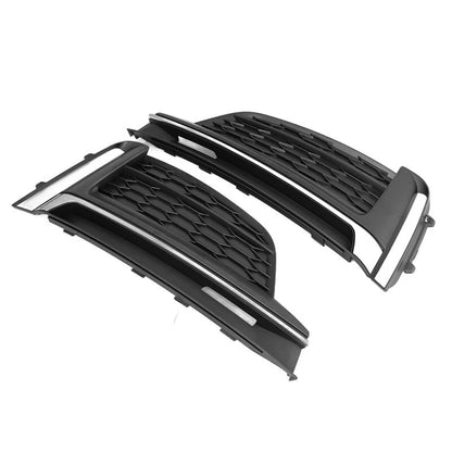 Left Right Front Bumper Fog Light Grille Cover Bezel for Audi A5 S5 (2017-2020)