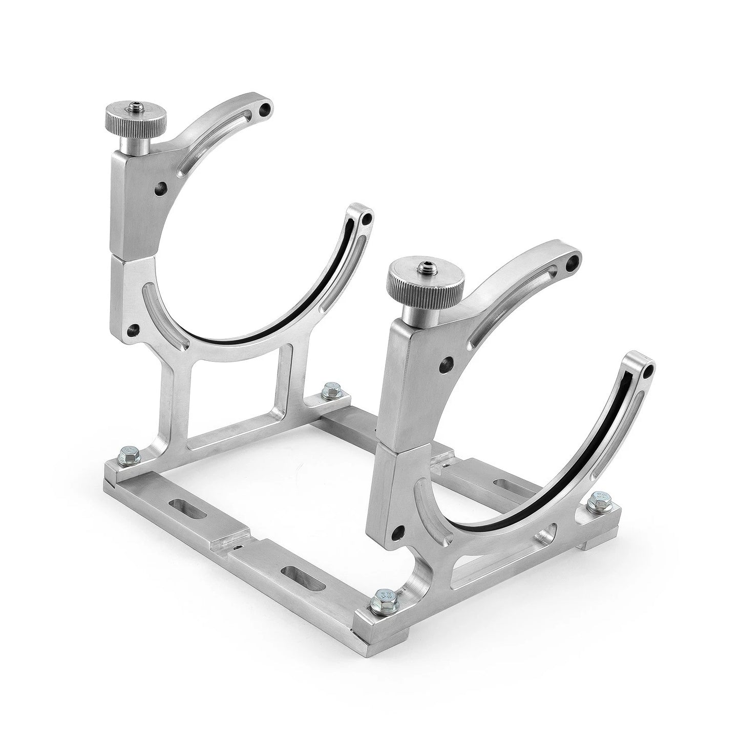 Billet Aluminum Nitrous Oxide Single Bottle Holder Bracket for Car (Polished)
