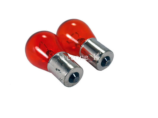 2 x 1156 27W Orange Signal Bulbs for Make & Model