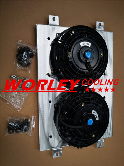 Aluminum Shroud & Fans for VW Golf GTI MK2 1.6 8V, 1.8 16V (1981-1992)