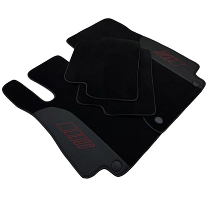 Black Floor Mats for Mercedes Benz S-Class W126 (1979-1991)