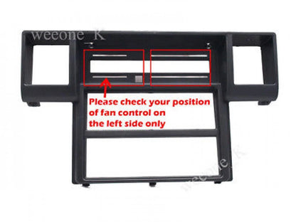 Radio Vent Surround Black for Mitsubishi L200 Cyclone/ (1986-1994)