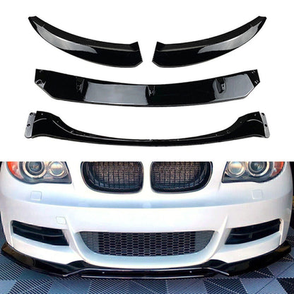 Front Bumper Lip Spoiler Splitter for BMW 1 Series E82 (2007-2010)