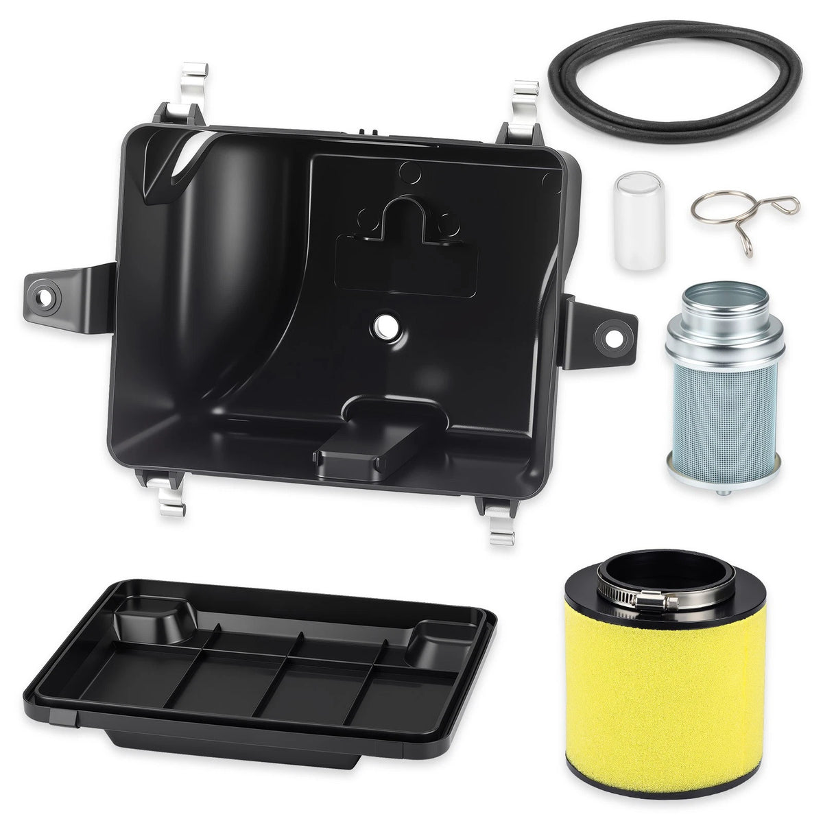 Air Filter Box + Lid Cap & Seal w/ Clip For Honda Foreman TRX400FW (1995–2003)