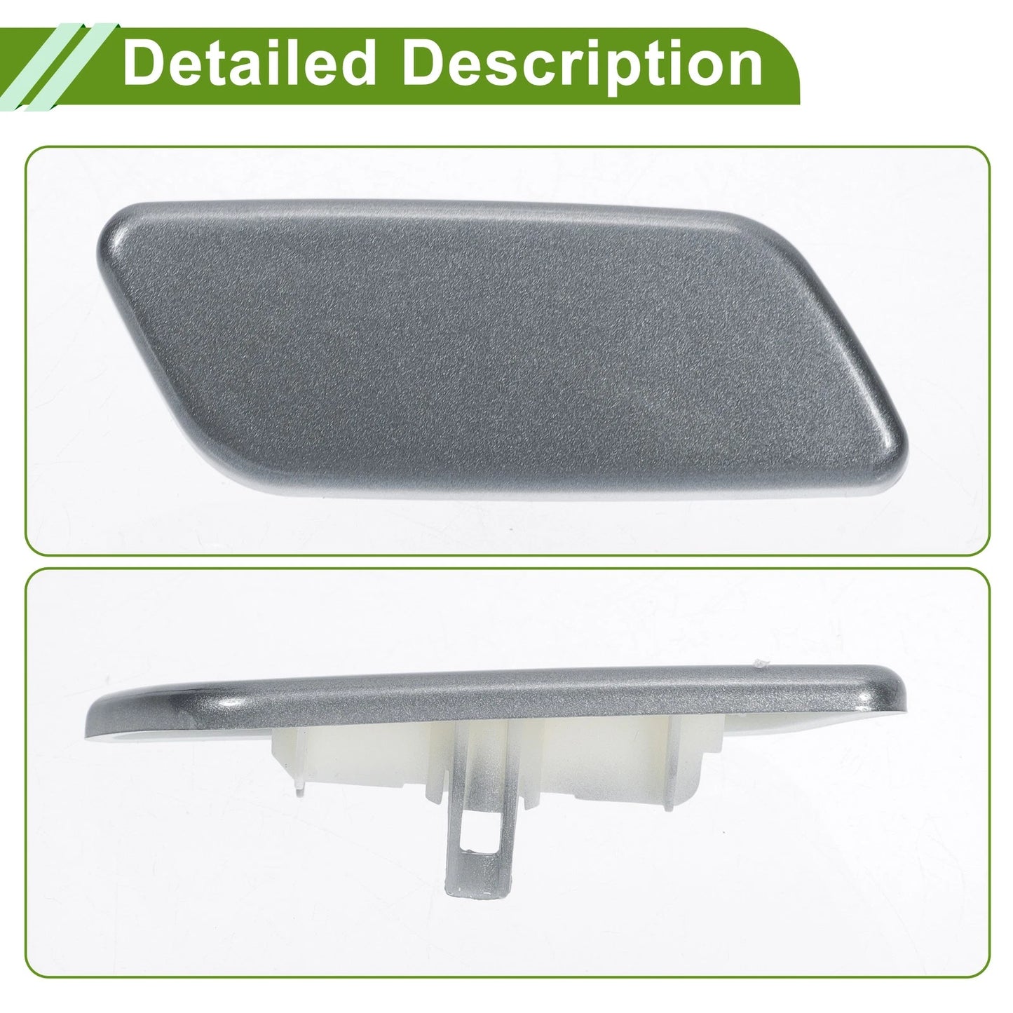 Front Right Washer Nozzle Cover for Toyota Prado (2012-2015) Gray