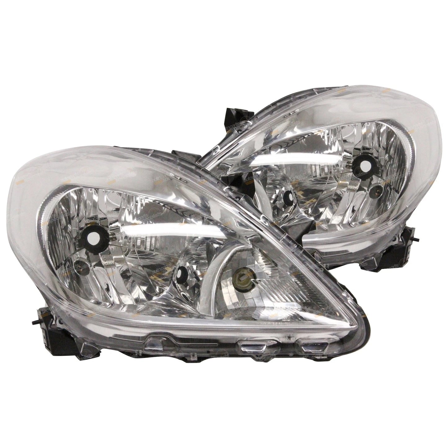 LH+RH Headlights Pair for Nissan Almera N17 ST/Ti Sedan