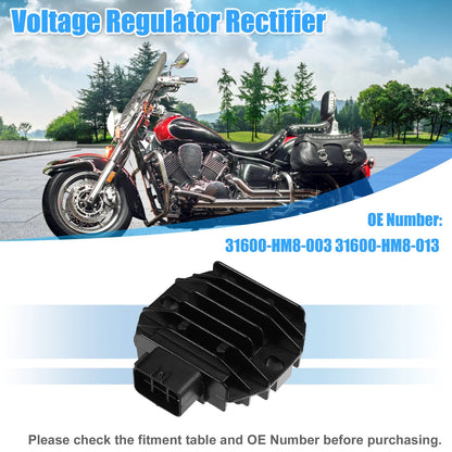 1pc Voltage Regulator Rectifier Black for Yamaha