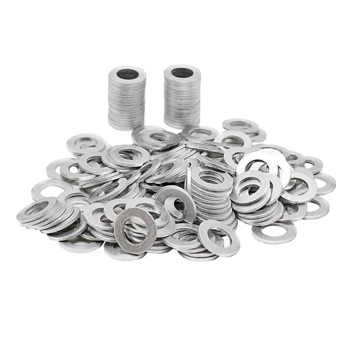 100 Pc 12mm Oil Drain Plug Washer Gasket for Toyota Lexus