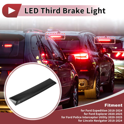 High Mounted LED Third Brake Light for Ford Expedition Explorer (2003-2023)