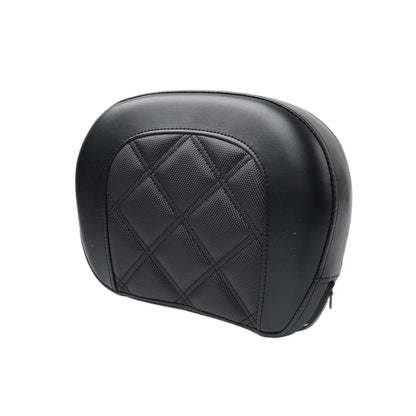 Black Stitching Sissy Bar Backrest Pad for Harley Electra Glide (2014-2023)