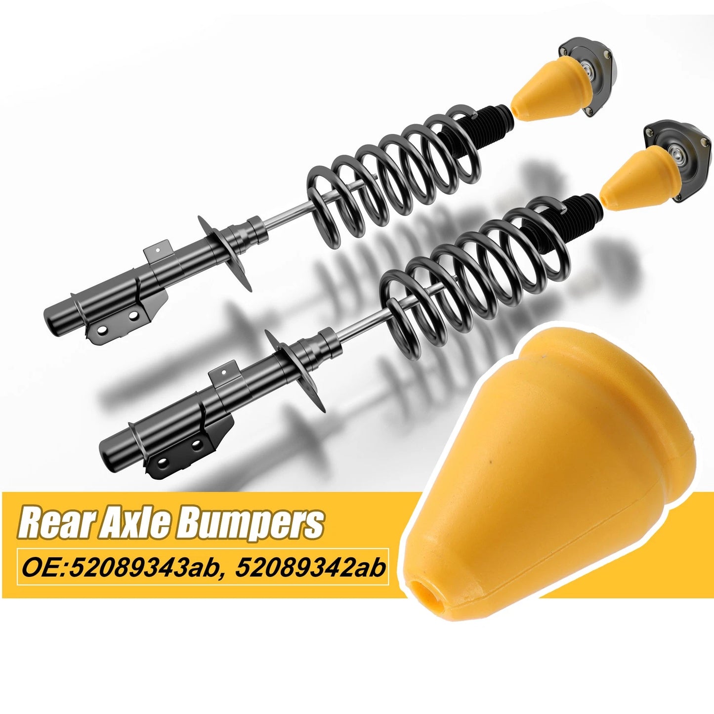 Rear Jounce Bumper 2 x Axle Bumpers for Jeep Grand Cherokee (2011-2023)