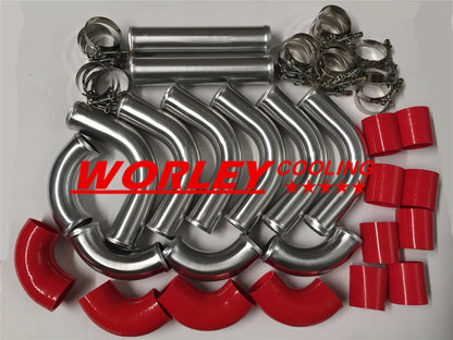 Intercooler 450x300x70mm + 76mm 3" Piping & Hose for QLD
