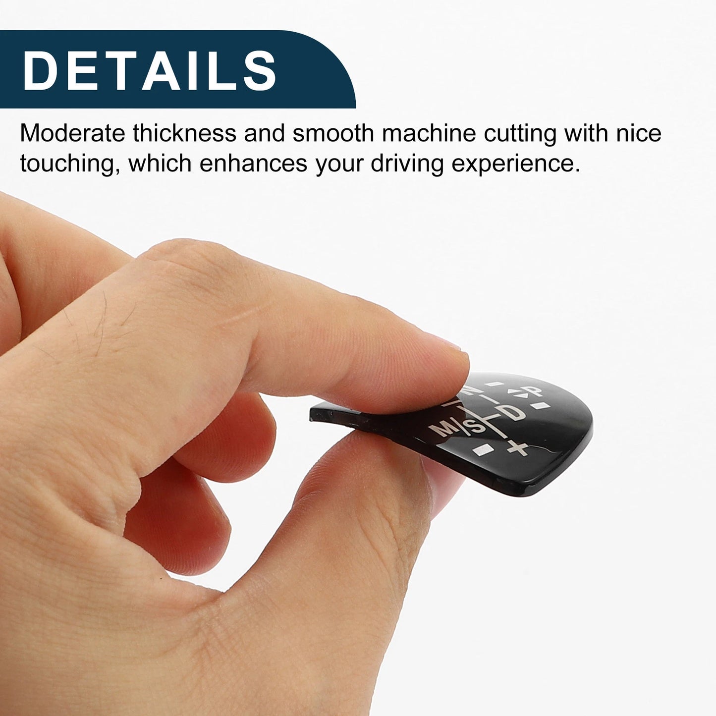 Black Gear Shift Knob Button Cover for BMW 1 Series F20 F21 F22 (2012-2019)