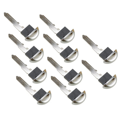 10 x Smart Emergency Key Fob Uncut Blades for Mazda 3, 5, 6, CX-5, CX-7, CX-9