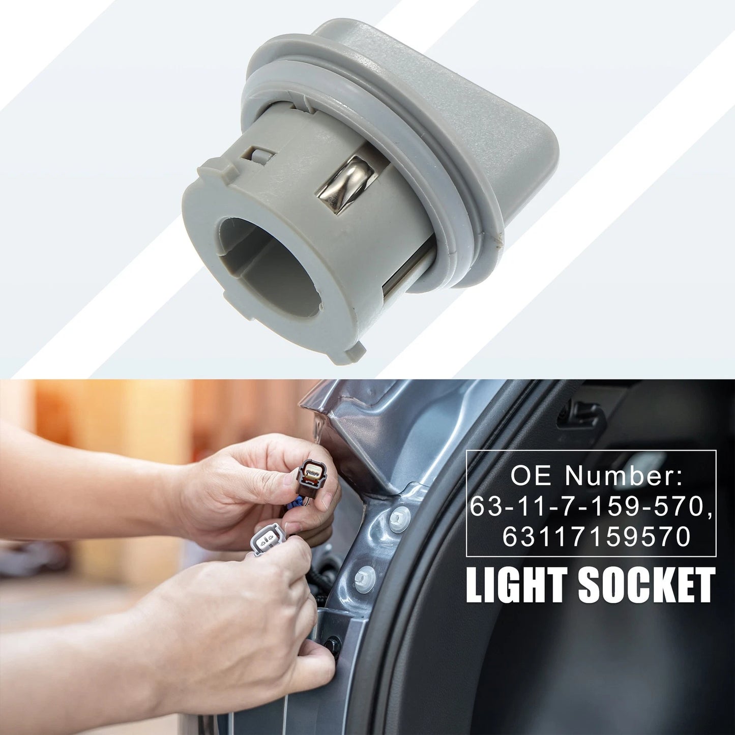 Indicator Turn Signal Light Bulb Socket for BMW 325i/328i/330i E90