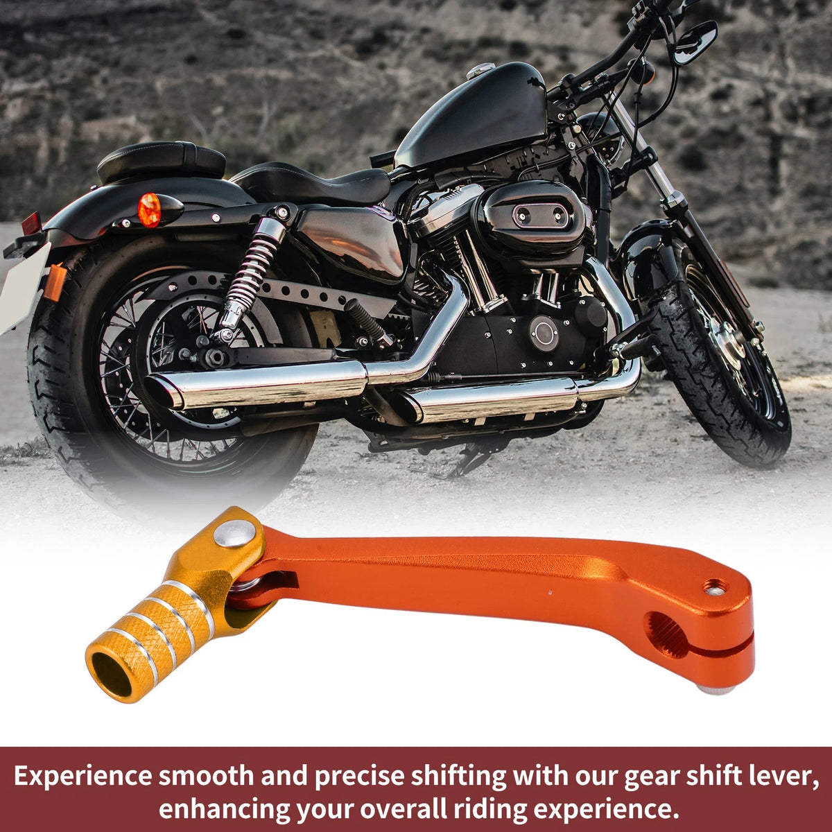 Shifter Lever for Honda CRF150F Orange Gold Silver Tone (2003-2023)