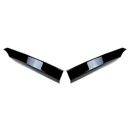 Gloss Black Front Bumper Side Spoiler Lip for BMW 1 Series E82 E88 (08-13)