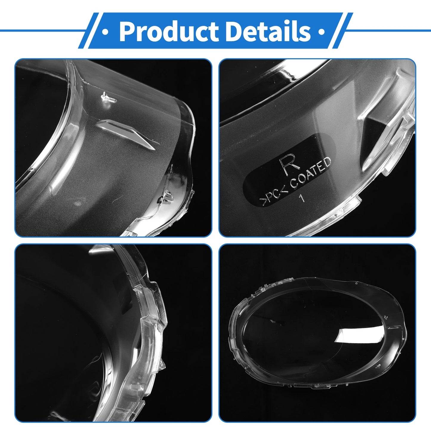 Front Right Headlight Lens Cover for Mini F55 (2014-2018)