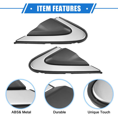 Car Front Left Right Door Mirror Flag Covers for Honda CR-V (2012-2016)