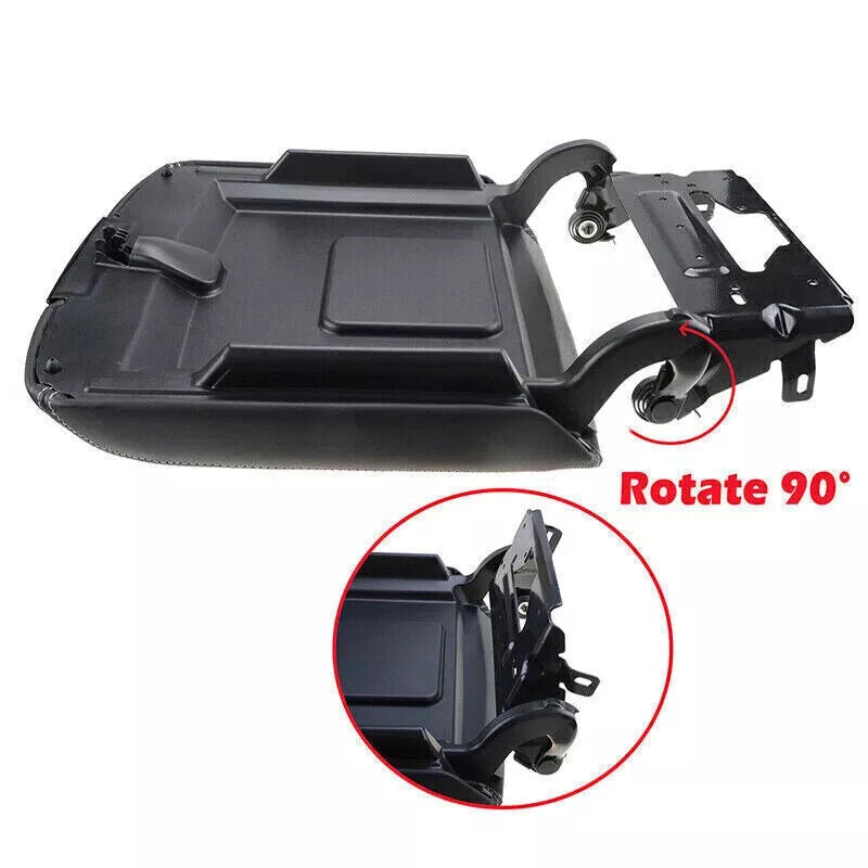 Black Center Console Armrest Lid for 2014-2019 Chevrolet Silverado GMC Sierra