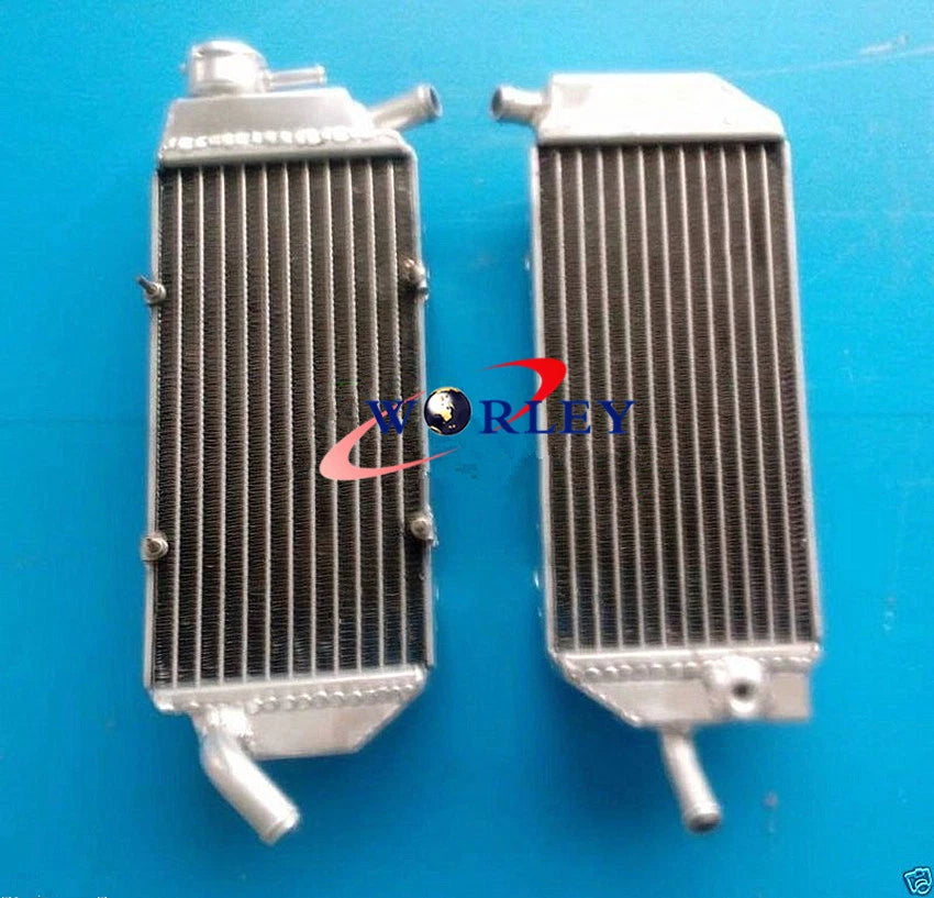 Aluminum Radiator + Red Hose for Husqvarna TC449 TE449 TE511 TXC449 TXC511 (11-13)