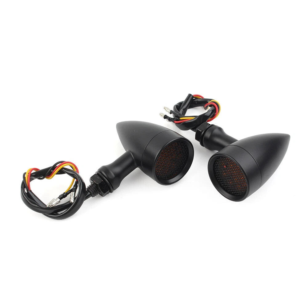 Amber LED Turn Signal Blinker Light for Harley & Honda Motorcycles
