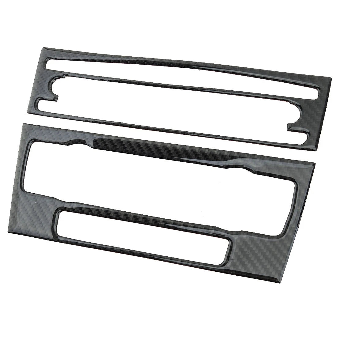 Carbon Fiber AC CD Control Panel Trim Cover for BMW 3 E90 E92 E93 (05-12)