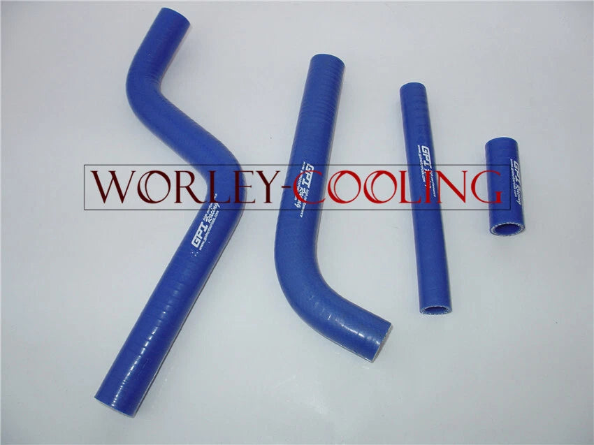Aluminum Radiator & Blue Hoses for YAMAHA YZ125 (2002-2004)