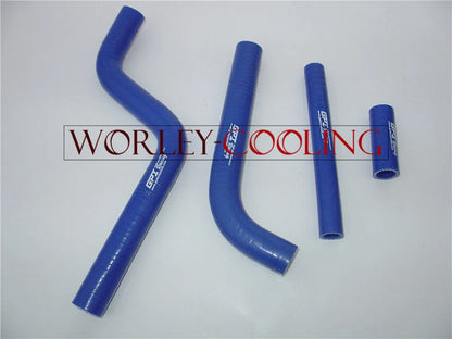 Aluminum Radiator & Blue Hoses for YAMAHA YZ125 (2002-2004)