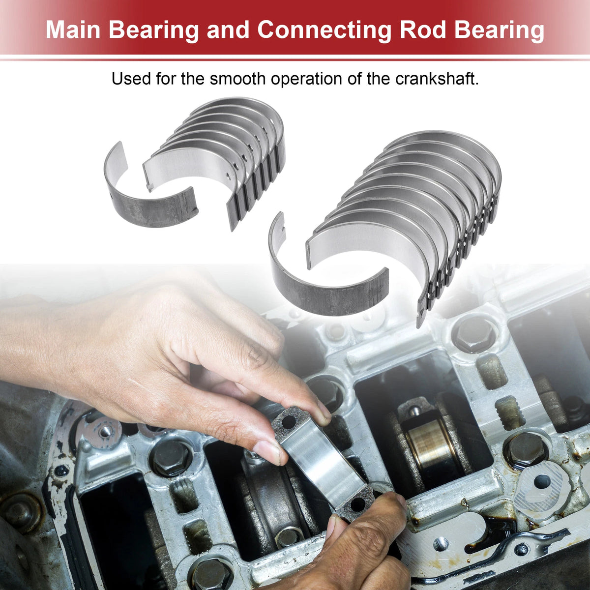Main & Connecting Rod Bearings for Toyota Pickup