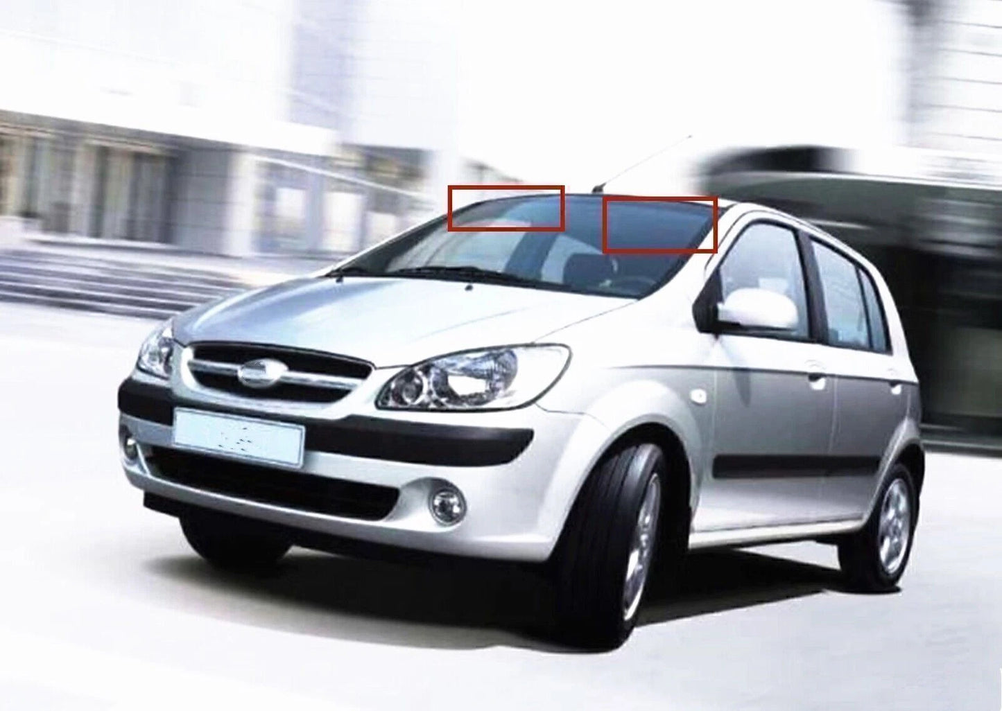 Gray Sun Visor Shade for Hyundai Getz (2002-2012)