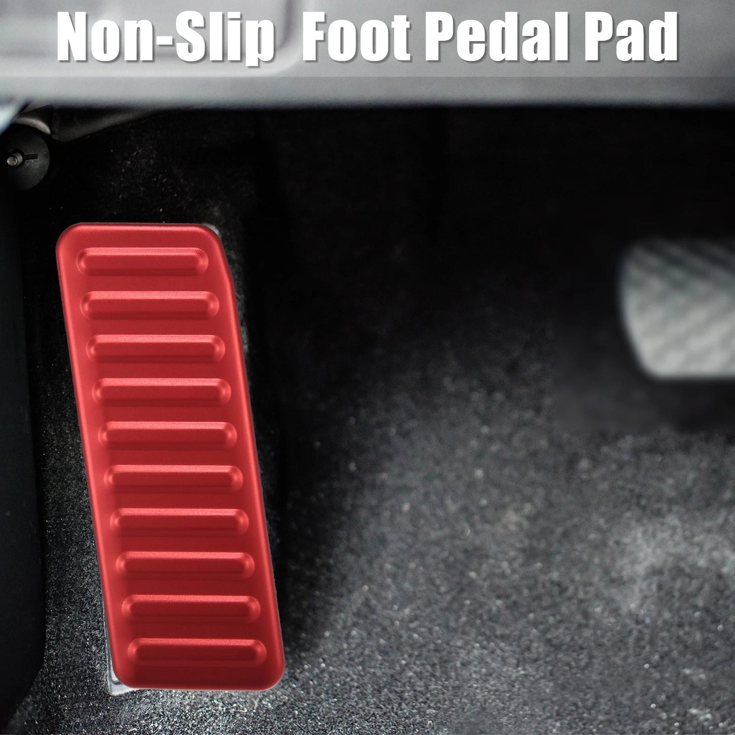 Aluminium Alloy Left Foot Rest Pedal for Ford Mustang (2015-2020)